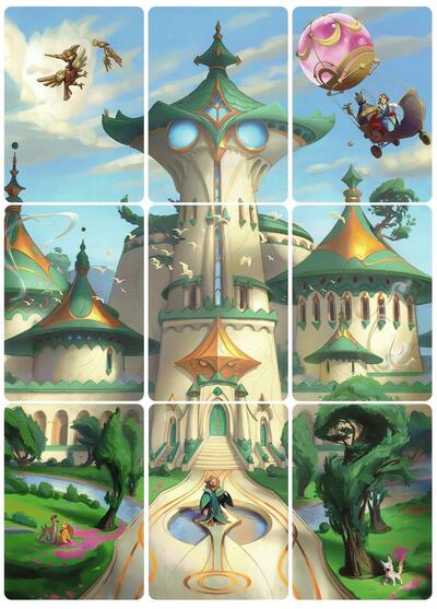 Archazia's Island Puzzle Insert (Set of 9) (Version 1 of 2) #promo Archazia's Island