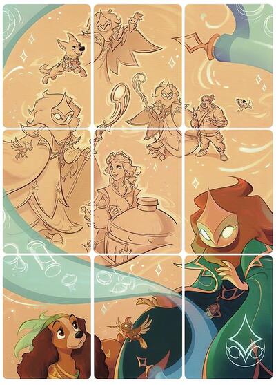Archazia's Island Puzzle Insert (Set of 9) (Version 2 of 2) #promo Archazia's Island