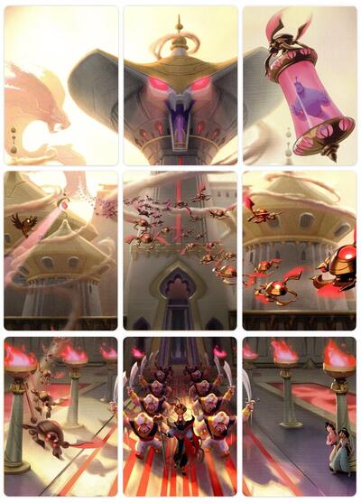 Reign of Jafar Puzzle Insert (Set of 9) (Version 1 of 2) #promo Reign of Jafar