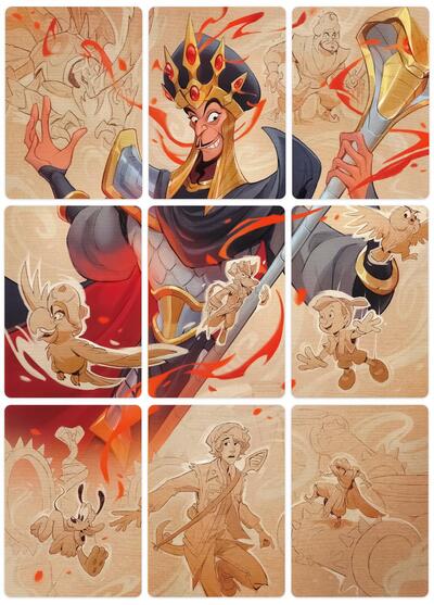 Reign of Jafar Puzzle Insert (Set of 9) (Version 2 of 2) #promo Reign of Jafar