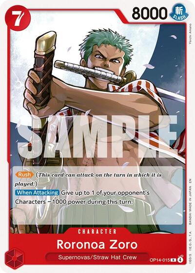Roronoa Zoro #OP14-015 Starter Deck 31: RED Monkey.D.Luffy