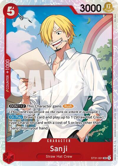 Sanji #ST31-001 Starter Deck 31: RED Monkey.D.Luffy