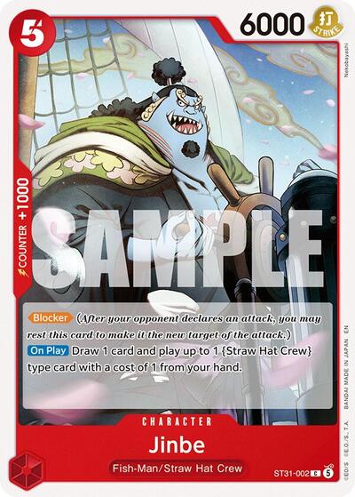 Jinbe #ST31-002 Starter Deck 31: RED Monkey.D.Luffy