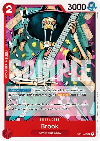 Brook #ST31-003 Starter Deck 31: RED Monkey.D.Luffy