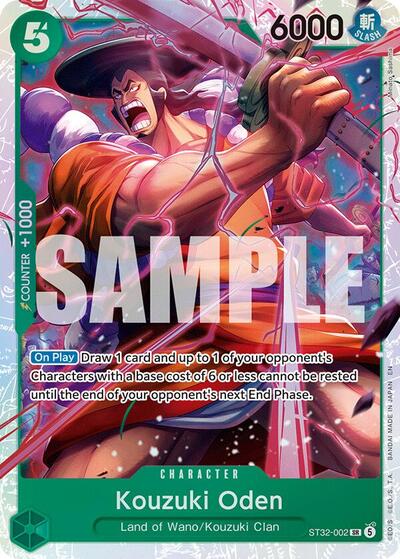 Kouzuki Oden #ST32-002 Starter Deck 32: GREEN Roronoa Zoro
