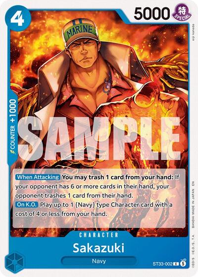 Sakazuki #ST33-002 Starter Deck 33: BLUE Kuzan