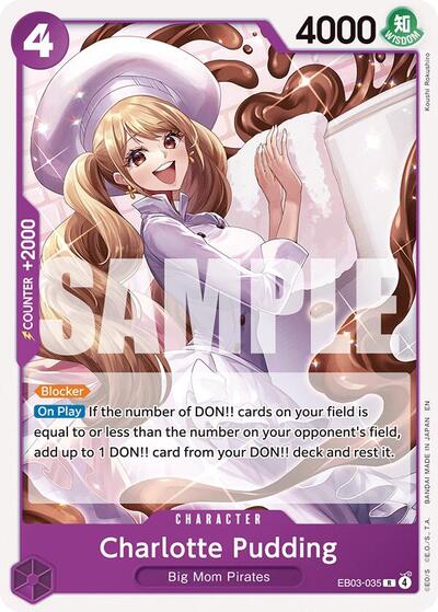 Charlotte Pudding #EB03-035 Starter Deck 34: PURPLE Charlotte Katakuri