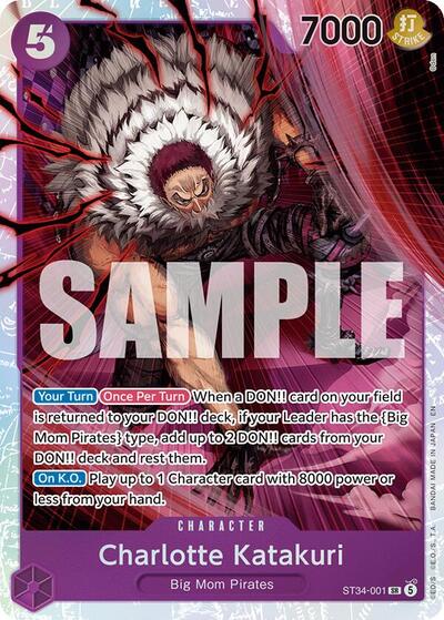 Charlotte Katakuri (ST34-001) #ST34-001 Starter Deck 34: PURPLE Charlotte Katakuri