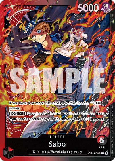 Sabo (OP13-004) #OP13-004 Starter Deck 35: RED/BLACK Sabo