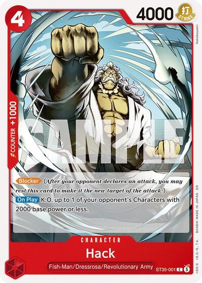 Hack #ST35-001 Starter Deck 35: RED/BLACK Sabo