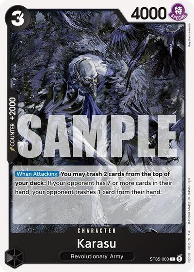 Karasu #ST35-003 Starter Deck 35: RED/BLACK Sabo