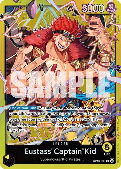 Eustass"Captain"Kid (OP10-099) #OP10-099 Starter Deck 36: YELLOW Eustass"Captain"Kid