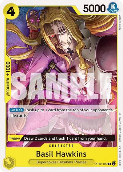 Basil Hawkins #OP10-109 Starter Deck 36: YELLOW Eustass"Captain"Kid