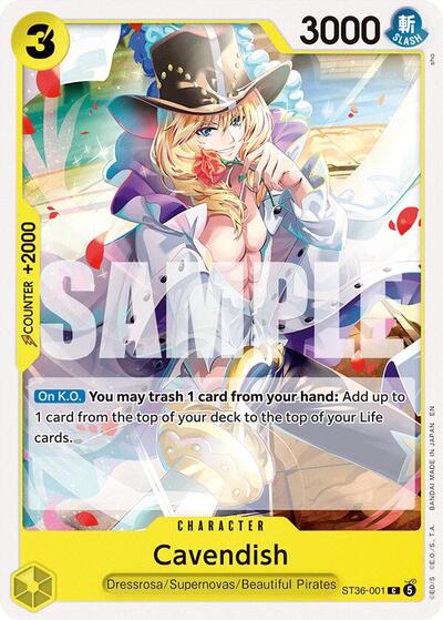 Cavendish #ST36-001 Starter Deck 36: YELLOW Eustass"Captain"Kid