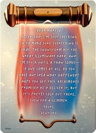 Winterspell Lore Card (1 of 9) #promo Winterspell