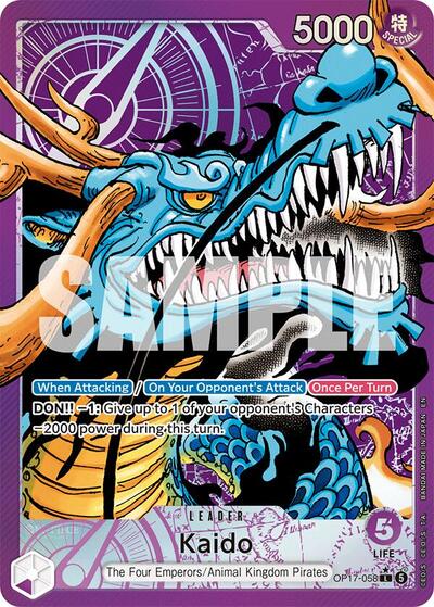 Kaido (Alternate Art) #OP17-058 The World's Strongest Warriors