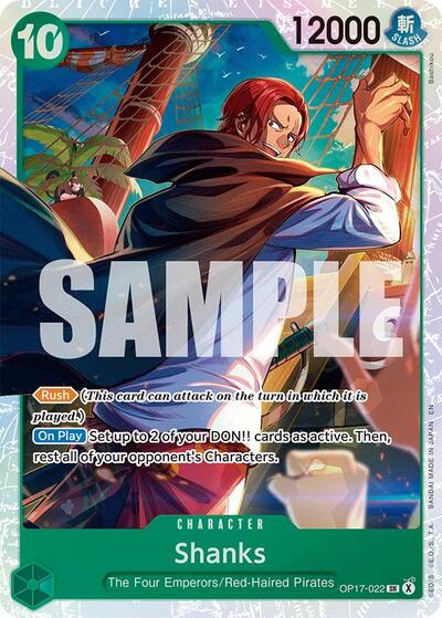 Shanks #OP17-022 The World's Strongest Warriors