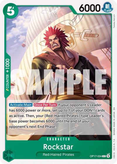 Rockstar #OP17-034 The World's Strongest Warriors
