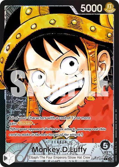 Monkey.D.Luffy (Alternate Art) #OP17-079 The World's Strongest Warriors