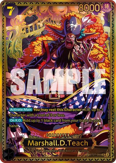 Marshall.D.Teach (ST27-005) (SP) #ST27-005 The World's Strongest Warriors