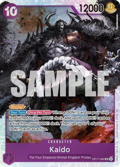 Kaido #OP17-062 The World's Strongest Warriors