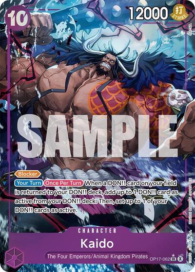Kaido (Alternate Art) #OP17-062 The World's Strongest Warriors
