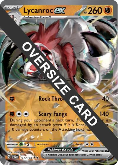 Lycanroc ex #117 Jumbo Cards