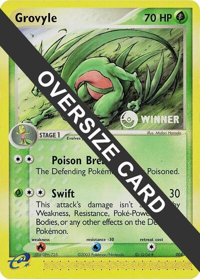 Grovyle - 004 (e-League) [Winner] #4 Jumbo Cards