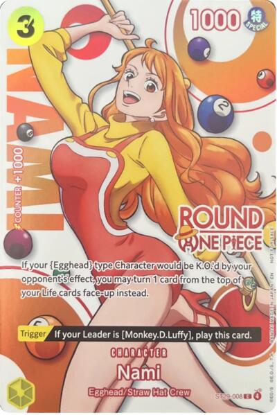 Nami (Round 1 Promo) #ST29-008 One Piece Promotion Cards