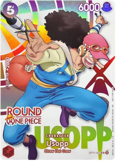 Usopp (Round 1 Promo) #OP11-003 One Piece Promotion Cards