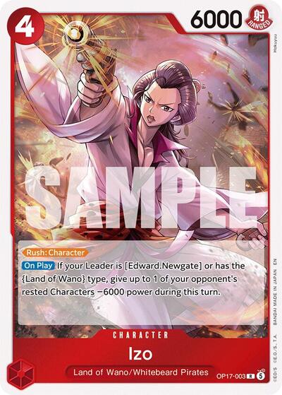 Izo #OP17-003 The World's Strongest Warriors