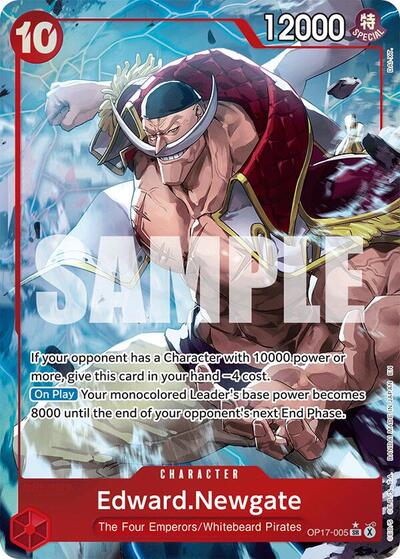 Edward.Newgate (Alternate Art) #OP17-005 The World's Strongest Warriors