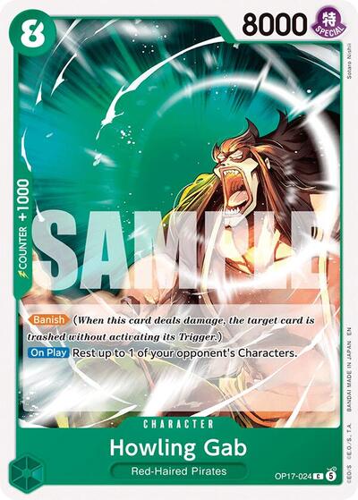 Howling Grab #OP17-024 The World's Strongest Warriors