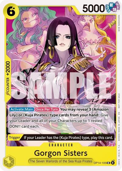 Gorgon Sisters (Tournament Pack 2026 Vol. 3) #OP14-105 One Piece Promotion Cards