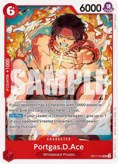 Portgas.D.Ace #OP17-013 The World's Strongest Warriors