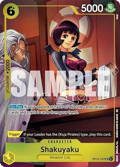 Shakuyaku (One Piece Card Game Illustration Box Vol. 7) #OP14-107 One Piece Promotion Cards
