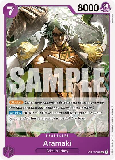 Aramaki #OP17-059 The World's Strongest Warriors