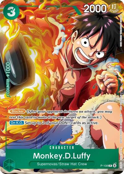 Monkey.D.Luffy (Event Pack Vol. 9) #P-108 One Piece Promotion Cards