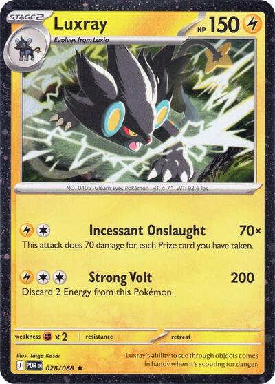Luxray #28 Blister Exclusives
