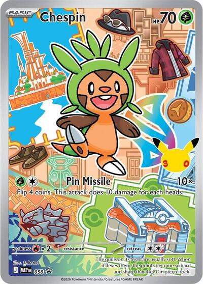 Chespin #58 First Partner Collection 2026
