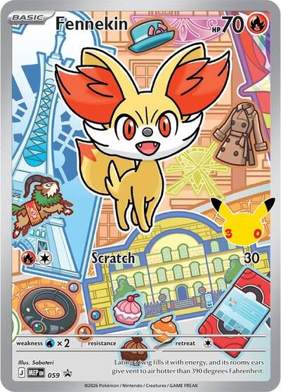 Fennekin #59 First Partner Collection 2026