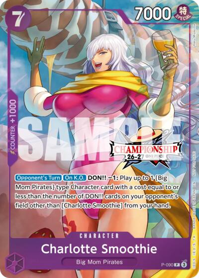 Charlotte Smoothie (CS 26-27 Event Pack Finalist Ver.) #P-090 One Piece Promotion Cards