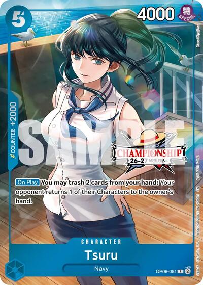Tsuru (CS 26-27 Celebration Pack) #OP06-051 One Piece Promotion Cards