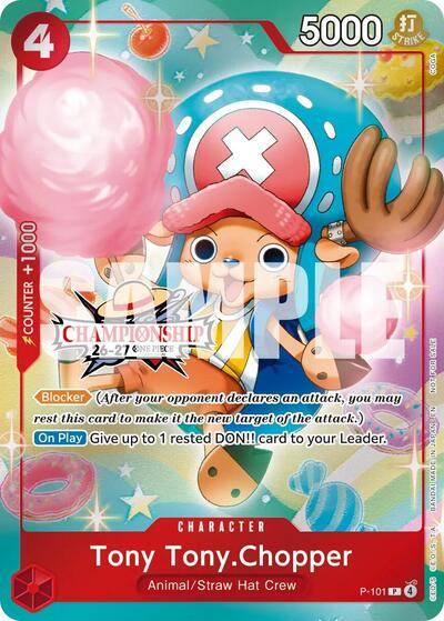 Tony Tony.Chopper (CS 26-27 Celebration Pack) #P-101 One Piece Promotion Cards