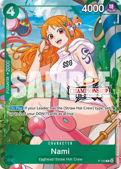 Nami (CS 26-27 Celebration Pack) #P-102 One Piece Promotion Cards