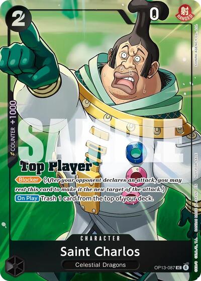 Saint Charlos (CS 26-27 Top Player Pack Vol. 1) #OP13-087 One Piece Promotion Cards