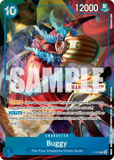 Buggy (CS 26-27 Event Pack) #P-098 One Piece Promotion Cards
