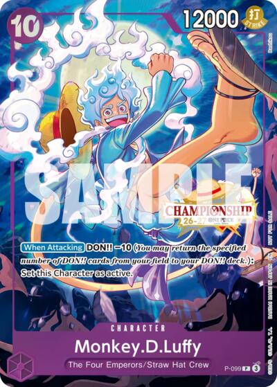 Monkey.D.Luffy (CS 26-27 Event Pack) #P-099 One Piece Promotion Cards