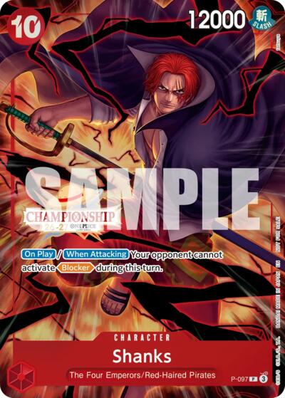 Shanks (CS 26-27 Event Pack) #P-097 One Piece Promotion Cards