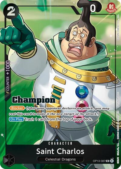 Saint Charlos (Winner Card Set Vol. 1) #OP13-087 One Piece Promotion Cards